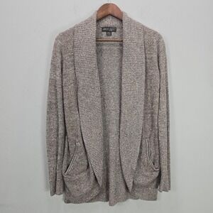 Barefoot Dreams CozyChic Lite Cardigan Sweater XS/S Beige Cocoon Cardi Circle‎